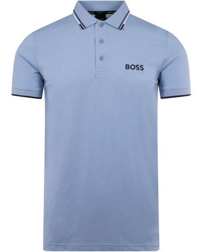 BOSS Boss Paddy Pro Polo Shirt Light - Blue