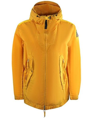 Parajumpers Tia Honey Bee Orange Windbreaker Jacket Polyamide - Yellow