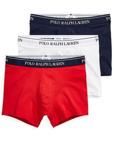 Polo Ralph Lauren 3-pack Klassieke Onderbroeken - Rood