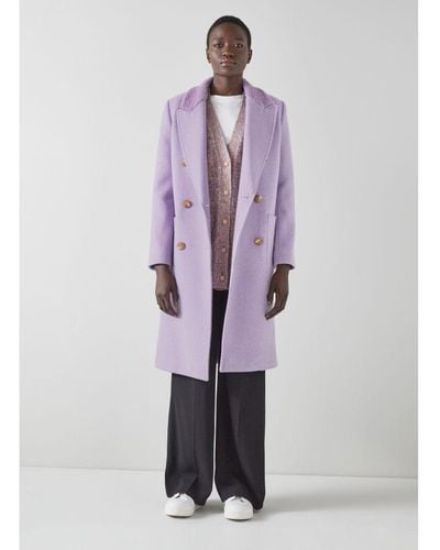 LK Bennett Elodie Coats,Lilac - Purple