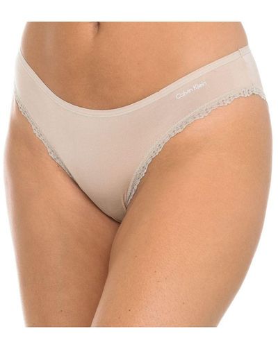 Calvin Klein Womenss Bikini Bottom D3387O - White
