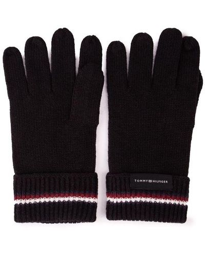 Tommy Hilfiger Corporate Knit Handschoenen - Zwart