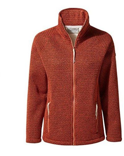Craghoppers Ladies Nairn Fleece Jacket (Warm) - Red