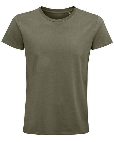 Sol's Volwassen Pionier Organisch T-shirt (khaki) - Groen