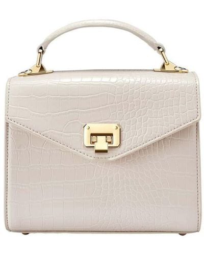Victoria Hyde London Duchess Handbag Faux Leather - White