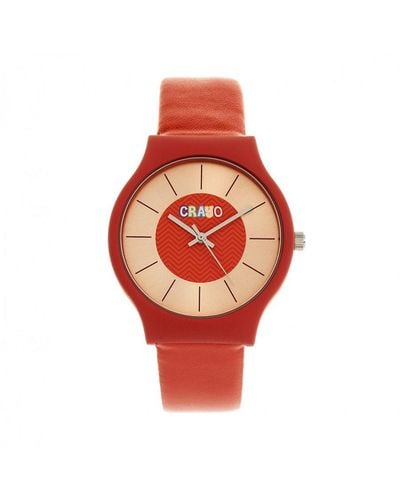 Crayo Trinity Unisex Horloge - Oranje