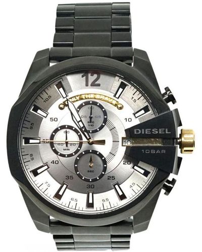 DIESEL Dz4479 Zwart Horloge - Metallic