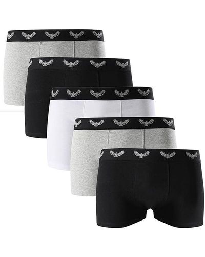 Brave Soul Bravesoul Multipack Of 5 Boxer Shorts - Black