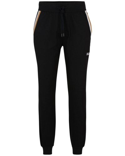 BOSS Iconic Track Trousers Black