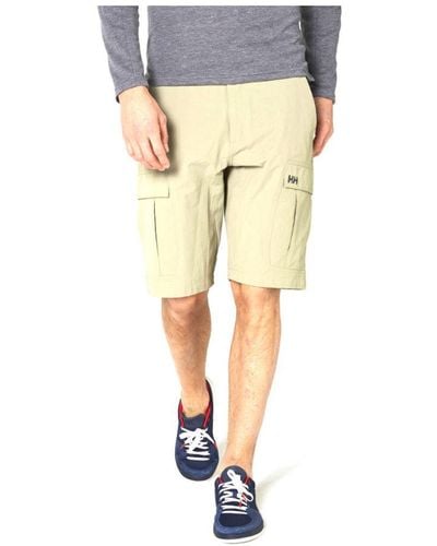Helly Hansen Quick Dry Stretch Comfort Fit Cargo Shorts - Natural