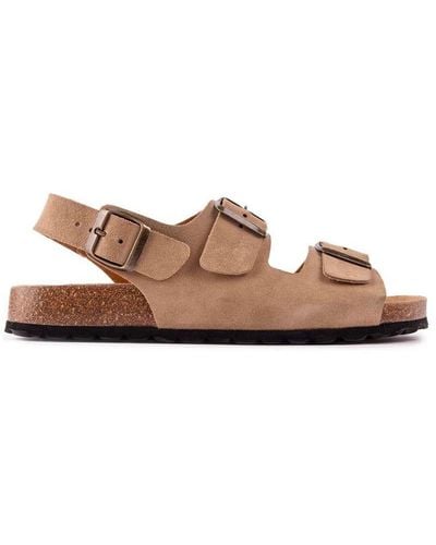 Sole Oxley Footbed Sandals - Brown