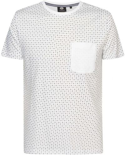 Petrol Industries All-over Print T-shirt - Wit