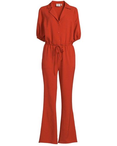 Another Label Another-label Jumpsuit Idal Oranje - Rood