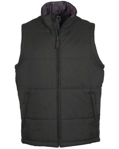 Sol's Warm Padded Bodywarmer Jacket () - Black
