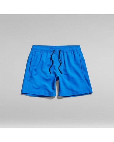 G-Star RAW G-Star Raw Dirik Solid Swim Shorts - Blue