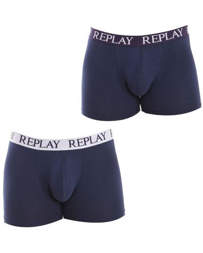 Replay Pack-2 Boxers I101005 - Blue