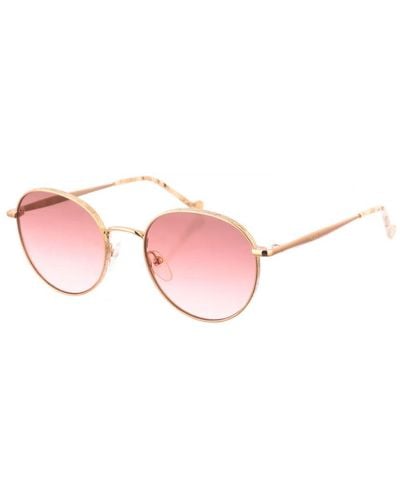 Liu Jo Oval Shaped Metal Sunglasses Lj133S - Pink