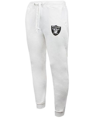 Fanatics Nfl Oakland Raiders Track Trousers - White