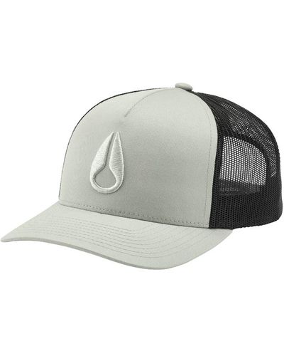 Nixon Iconed Trucker Hat Moss Mist / Black - Grey