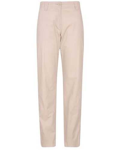 Mountain Warehouse Coastal Stretch Long Length Trousers - Natural