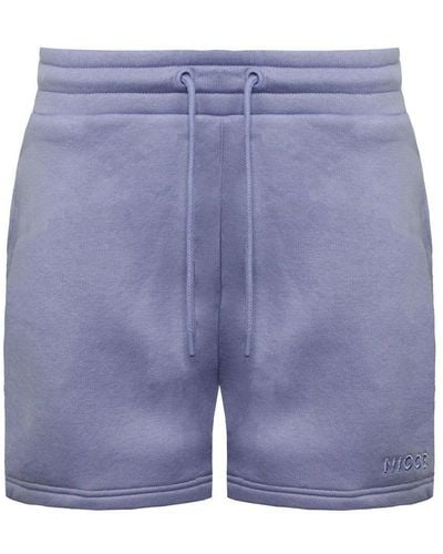 Nicce London Ersa Lavender Jog Shorts Cotton - Blue