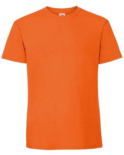 Fruit Of The Loom Ringspun Premium T-Shirt - Orange