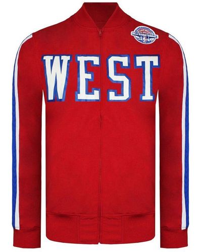 Mitchell & Ness Nba All-star Game Red Track Jacket