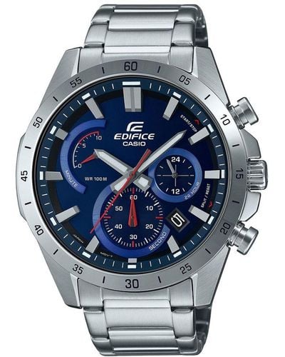 G-Shock Edifice Horloge Zilverkleurig Efr-573d-2avuef - Grijs
