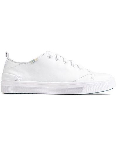 TOMS Travel Lite Trainers Leather - White