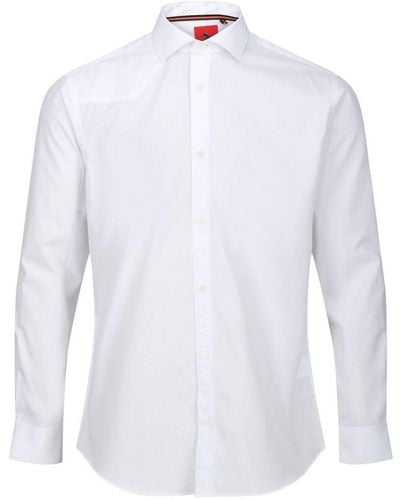 Luke 1977 36 Shots Snooker Slim Fit Shirt White