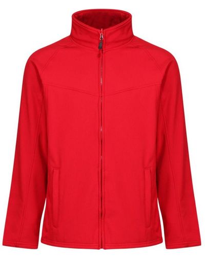 Regatta Uproar Softshell Wind Resistant Fleece Jacket - Red