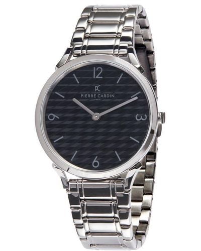 Pierre Cardin Pigalle Stripes Watch Cpi.2019 Stainless Steel - Blue