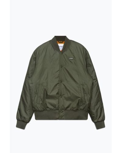 Hype Adults Green Scribble Bomber Jacket
