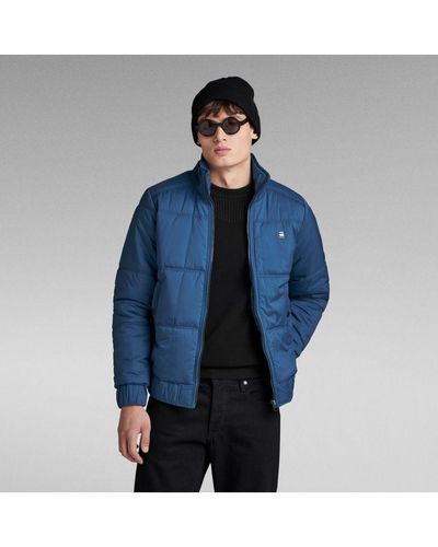 G-Star RAW G-Star Raw Padded Quilted Jacket - Blue