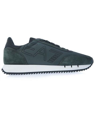 EA7 Emporio Armani Vintage Sports Shoes - Blue