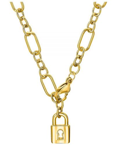 S.oliver Chain With Pendant For Ladies - Metallic
