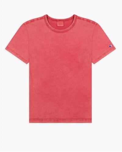 Champion Crewneck T-Shirt - Red