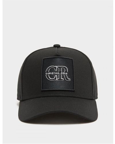 Christian Rose Accessories Logo Trucker Baseball Cap - Black