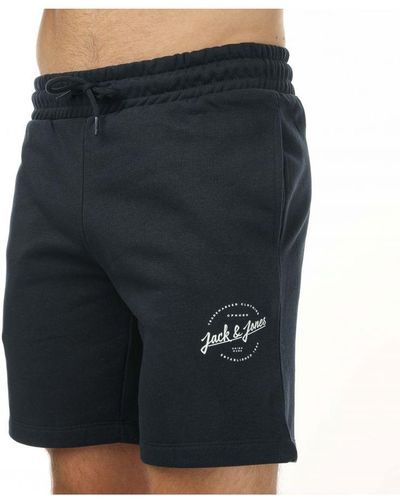 Jack & Jones Arthur Jog Sweat Shorts - Blue
