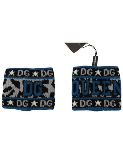 Dolce & Gabbana Logo Two Piece Wristband Wrap - Black