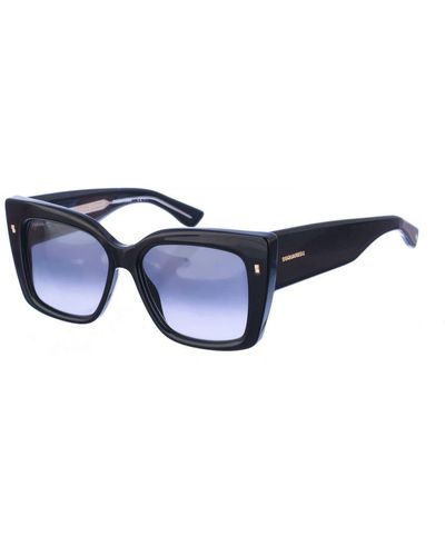 DSquared² Butterfly-Shaped Acetate Sunglasses D20017S - Blue