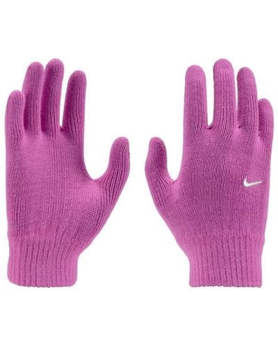 Nike Adult Tg 2 Playful Knitted Swoosh Gloves - Pink