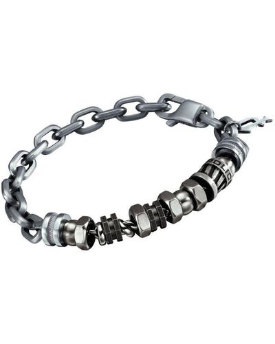 Police "Element X" Stainless Steel Bracelet - Metallic