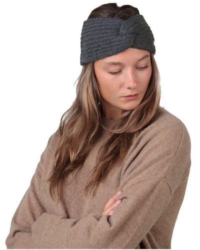 Barts Desire Soft Yarn Knitted Headband - Brown