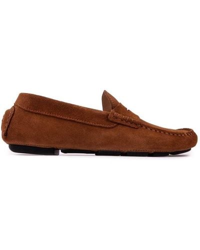 Sole Charles Driver Shoes - Brown