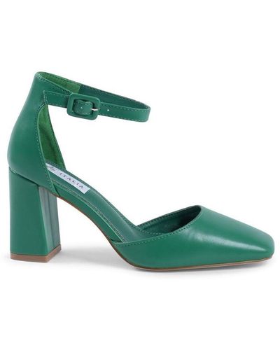 19V69 Italia by Versace Ankle Strap Pump Synthetic Leather - Green
