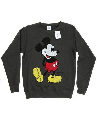 Disney Mickey Mouse Classic Kick Sweatshirt - Grey