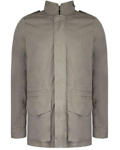 Hackett Field Jacket Polyester/Polyamide - Grey