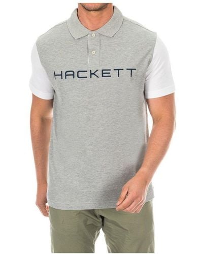 Hackett Golfpolo - Grijs