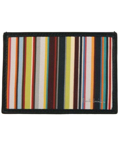 Paul Smith Accessories Multi-Stripe Wallet - Black